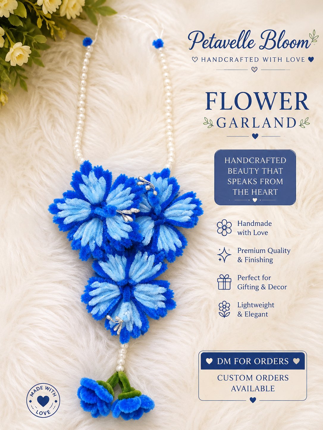 Blue garland